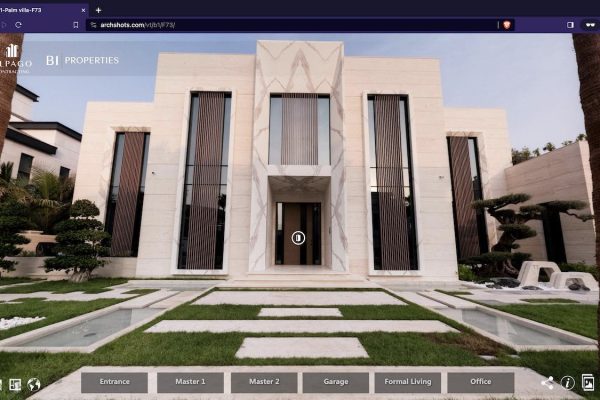 Virtual tour in Dubai Palm Jumeirah villa